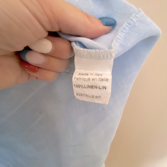 Linen button down dress. - Picture 4 of 4